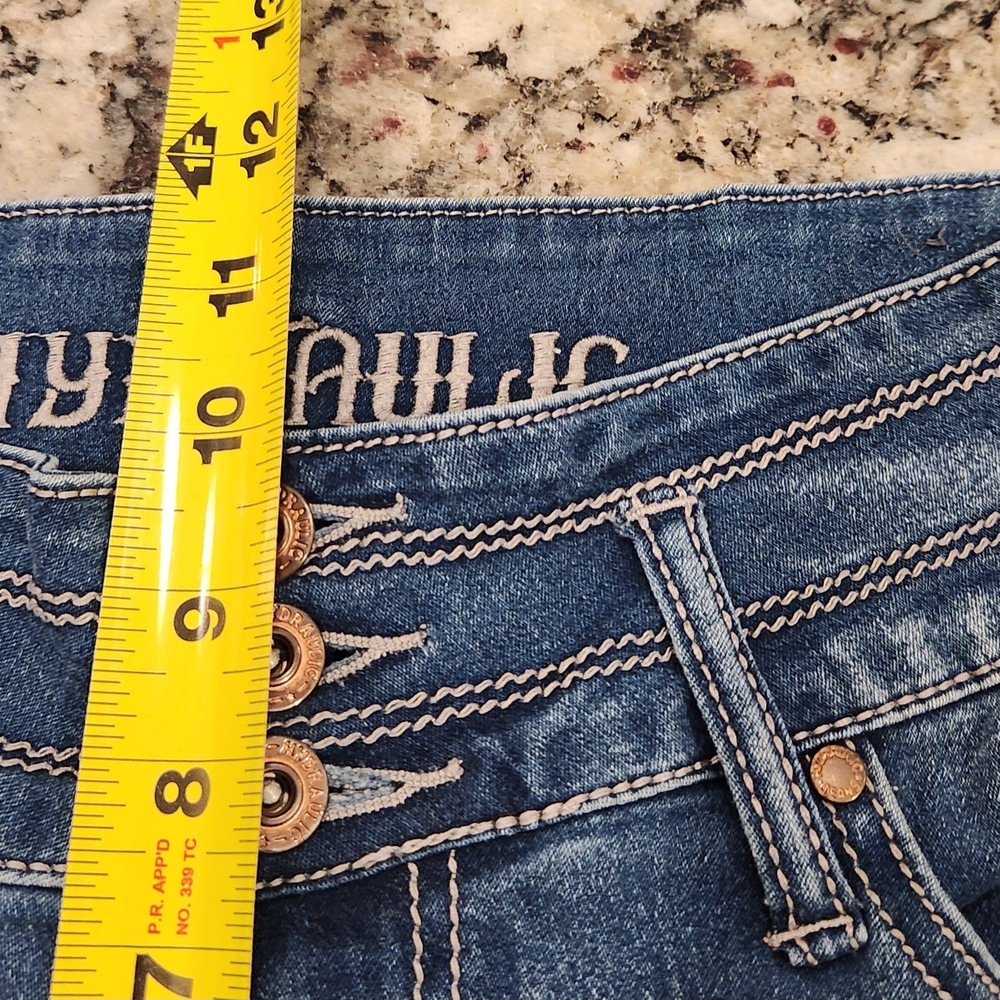 Hydraulic Womens Jeans Size 8 Blue Capri Curvy "Nolita" - Picture 4 of 7